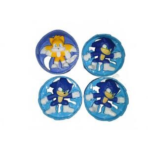 2024 Sonic 3 McDonald’s Happy meal Toys Sonic Blue Wheel Paramount